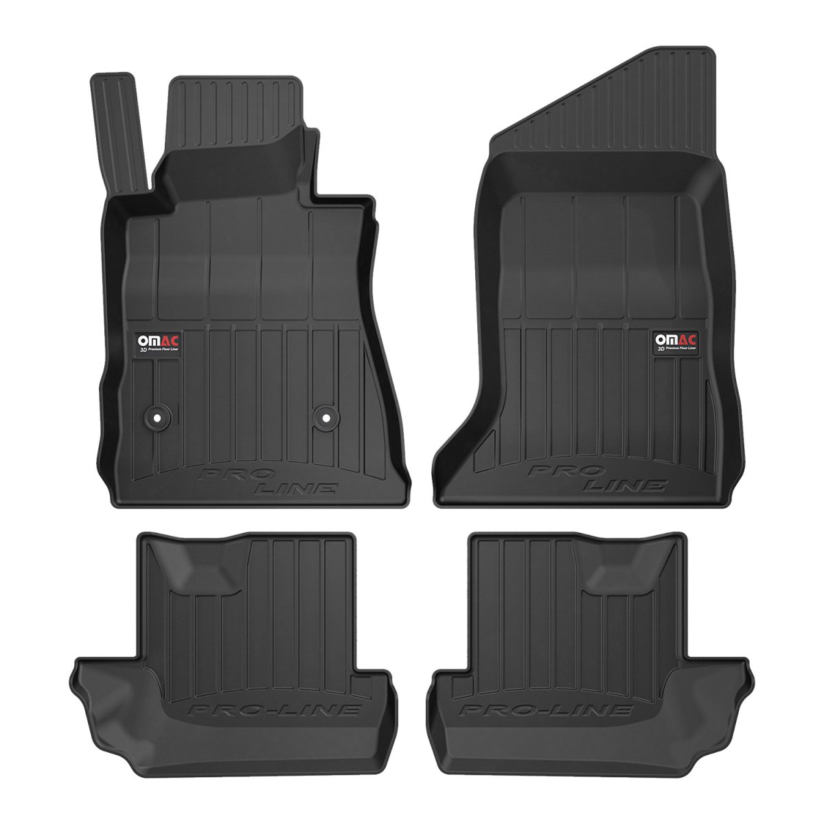 Chevrolet Camaro Floor Mat - Omac - Premium TPE - Black - 2016-2024 Chevrolet Camaro Floor Mat - Omac - Premium TPE - Black - 2016-2024